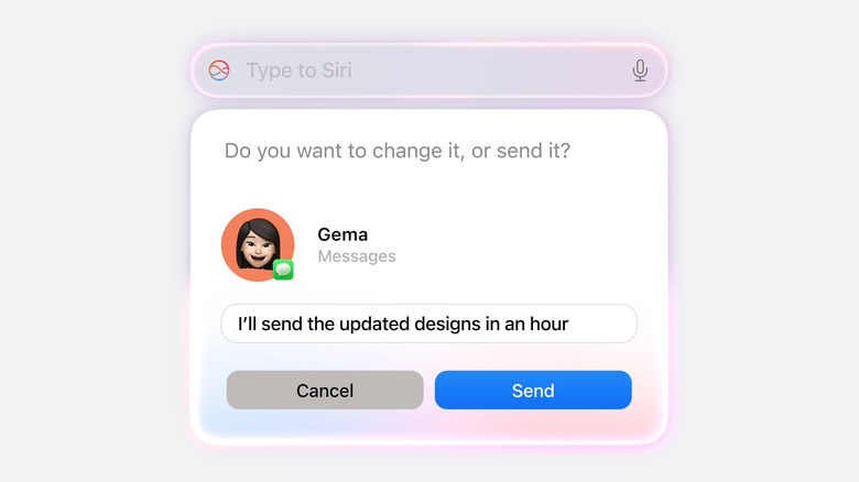 A Mac owner using Siri to schedule something.